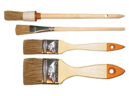 Набор кистей 4 шт. (плоские 3/4" 1/5" круглые №1,№2. )  SPARTA 841135 купить в Губкинске