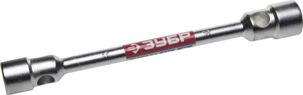 Ключ торцовый ЗУБР &quot;МАСТЕР&quot; двухсторонний прямой, 17х19мм 27567-17-19 купить в Губкинске