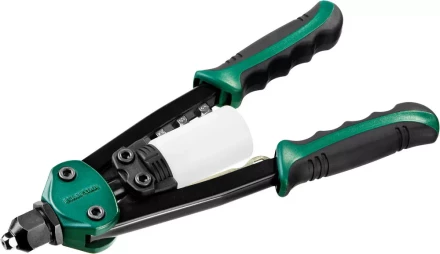 Заклепочник двуручный силовой компактный, KRAFTOOL &quot;MaxKraft-48&quot; 31161, для заклёпок d=2,4-4,8 мм из Al, стали, нерж стали, усил литой корпус 31161 купить в Губкинске