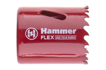 Коронка биметаллическая HAMMER Ф38х38мм 5/8" BiMETALL (224-008) купить в Губкинске