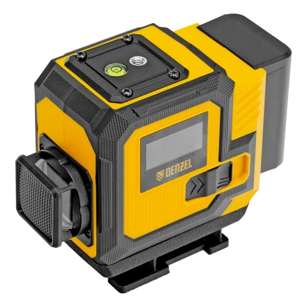 Лазерный уровень мультипризменный DLV-360-3C, 30 м, зеленый луч, Li-Ion 2,4 Aч, кейс// Denzel 35080 купить в Губкинске