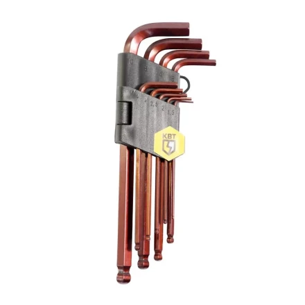 Набор ключей шестигранных с шаром КВТ купить в Губкинске