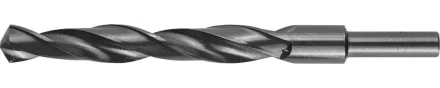 Сверло ЗУБР &quot;ТЕХНИК&quot; по металлу парооксидированное, быстрорежущая сталь, с проточенным хвостовиком, 14х160мм, 1шт 4-29605-160-14 купить в Губкинске