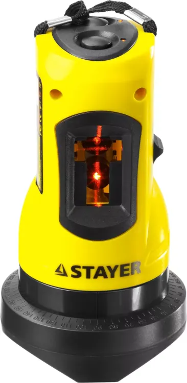 Нивелир лазерный линейный SLL-1, STAYER 34960, дальность 10м, точн. +/-0,5 мм/м 34960 купить в Губкинске