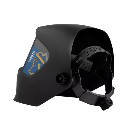 Маска сварщика VARTEG чёрная со стеклом С5 купить в Губкинске