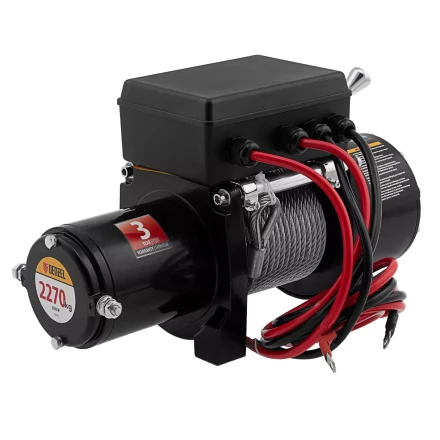 Лебедка автомобильная электрическая Denzel 52022 LB-2200, 2.2 т, 3.3 кВт, 12 В купить в Губкинске