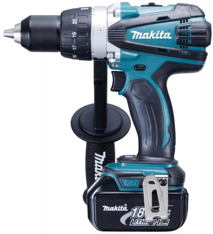 Дрель-шуруповерт аккумуляторная Makita DDF458RFE купить в Губкинске
