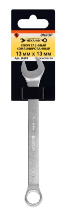 Ключ гаечный комбинированный 13x13 Энкор 26208 купить в Губкинске