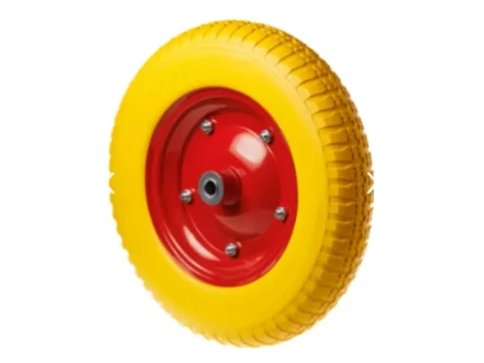 Колесо литое полиуретановое 360 мм PU 2400-16-1 (16 мм шариковый подшипник) 1046283 купить в Губкинске