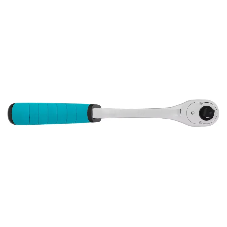 Ключ-трещотка 1/2" Gross 14055, CrV, 90 зубьев, усиленный, хром купить в Губкинске