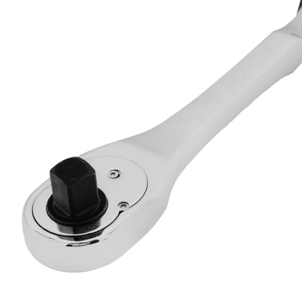 Ключ-трещотка 1/2&quot; Gross 14055, CrV, 90 зубьев, усиленный, хром купить в Губкинске