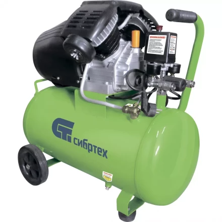 Компрессор масляный поршневой прямой привод Сибртех КК-2200/50  58040 купить в Губкинске