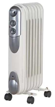 Маслянный радиатор обогреватель электрический Ресанта ОМПТ-7Н купить в Губкинске