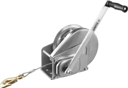 Лебедка ручная барабанная ЗУБР &quot;ПРОФЕССИОНАЛ&quot;, подъемная, тросовая, 0,9т, 8м 43117-0.9 купить в Губкинске