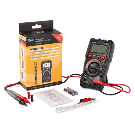 Мультиметр цифровой КВТ KT 113С с True RMS (91918) купить в Губкинске
