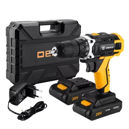Дрель аккумуляторная DEKO DKCD20FU-Li SET3, 063-4172 купить в Губкинске