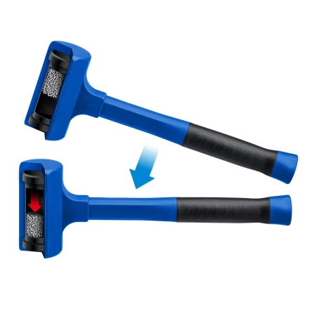 ЗУБР БМО, 57 мм, 1350 г, безынерционный молоток, Профессионал (2049-1350) купить в Губкинске