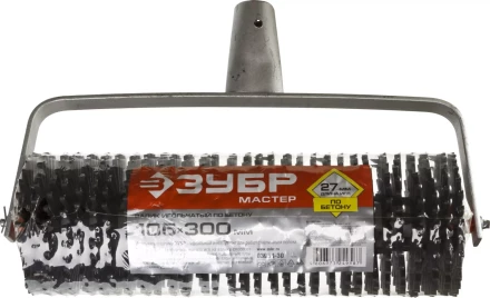 Валик игольчатый ЗУБР &quot;МАСТЕР&quot; по бетону на металлической рамке, под удлинитель, пластмассовые иглы 27мм, 105х300мм 03954-30 купить в Губкинске