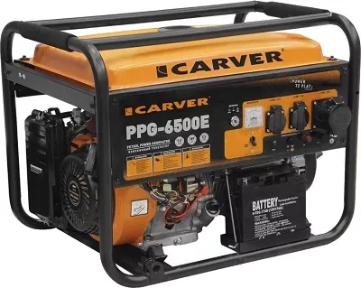 Генератор бензиновый CARVER PPG- 6500Е LT-188F купить в Губкинске
