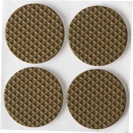 Накладки STAYER &quot;COMFORT&quot; на мебельные ножки, самоклеящиеся, ЭВА, коричневые, круглые - диаметр 35 мм, 4 шт 40914-35 купить в Губкинске