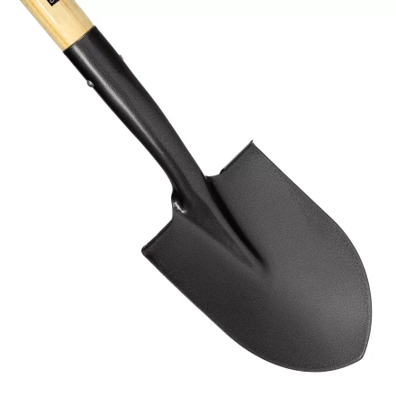 Лопата штыковая, 150х205х720 мм, деревянный лакированный черенок Palisad 61385 купить в Губкинске