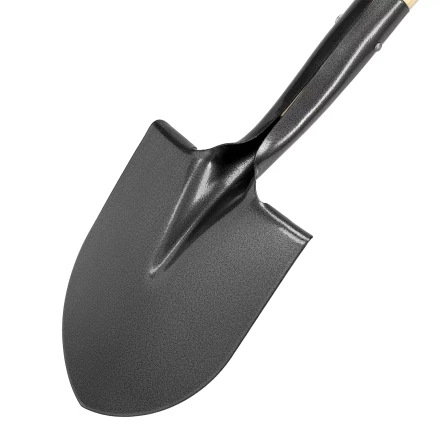 Лопата штыковая, 150х205х720 мм, деревянный лакированный черенок Palisad 61385 купить в Губкинске