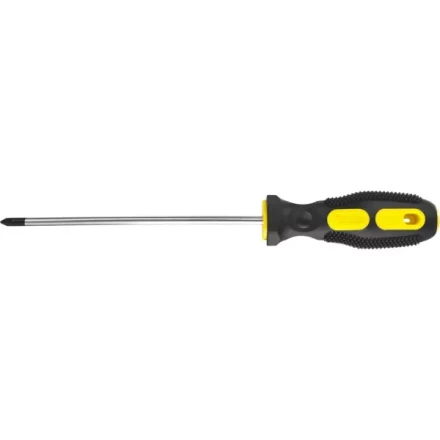 Отвертка STAYER "MASTER", двухкомпонентная рукоятка, магнитный наконечник, PH1x150мм 2510-1-15_z01 купить в Губкинске