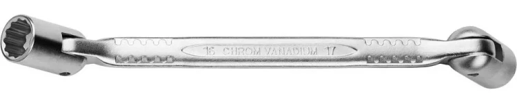 Ключи гаечные торцовые шарнирные KRAFTOOL INDUSTRIE, Cr-V 27210-18-19 купить в Губкинске