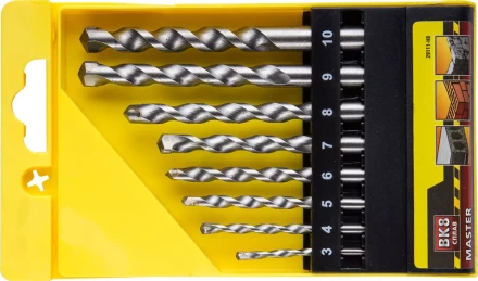 Набор STAYER &quot;MASTER&quot;: Сверла по бетону 3, 4, 5, 6, 7, 8, 9, 10мм, 8шт 29111-H8 купить в Губкинске