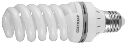 Энергосберегающая лампа СВЕТОЗАР &quot;ЭКОНОМ&quot; спираль,цоколь E27(стандарт),Т3,яркий белый свет(4000 К), 8000час, 25Вт(125) 44354-25_z01 купить в Губкинске