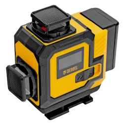 Лазерный уровень мультипризменный DLV-360-4C, 30 м, зеленый луч, Li-Ion 2,4 Aч, кейс// Denzel 35081