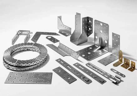 ЗУБР УМ-1.5, 40 x 40 x 17 x 1.5 мм, белый цинк, узкий мебельный уголок (31032-40) купить в Губкинске