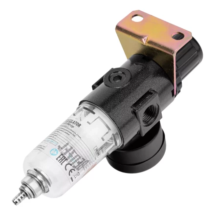 Фильтр-регулятор Denzel FR1500, 10 бар, 1500 л/мин, 1/4&quot;, 57459 купить в Губкинске