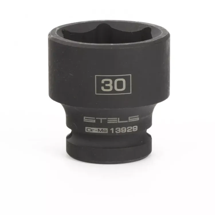 Головка ударная шестигранная 30 мм1/2" CrMo  Stels 13929 купить в Губкинске