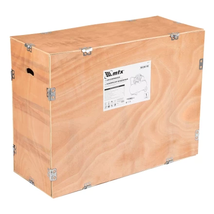 Компрессор воздушный MTX КК-2200/100, 2,2 кВт, 350 л/мин, 100 л, прямой привод, масляный купить в Губкинске