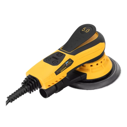 Машина шлифовальная орбитальная бесщет Denzel OS-150-BL 27606, 350 Вт, 4000-10000 об/мин купить в Губкинске