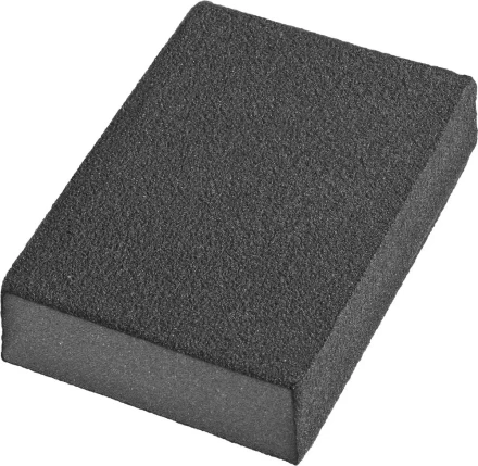 Губки шлифовальные DEXX четырехсторонняя, AL2O3 средняя жесткость, Р80, 100х68х26мм 35637-080 купить в Губкинске