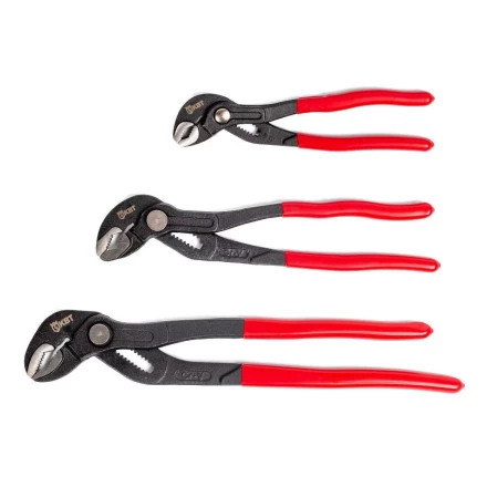 Набор переставных клещей КВТ НПК-03 с кнопочной фиксацией (85285) купить в Губкинске