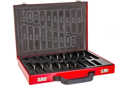 ЗУБР 170 шт, (1-10 мм), сталь Р4М2, класс В, мет.бокс, по металлу (29605-H170) купить в Губкинске