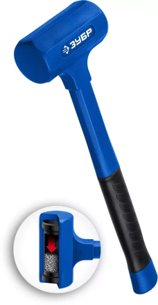 ЗУБР БМО, 42 мм, 450 г, безынерционный молоток, Профессионал (2049-450) купить в Губкинске