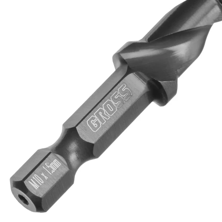 Сверло-метчик М10 х 1,5 мм, Co5%// Gross 76745 купить в Губкинске