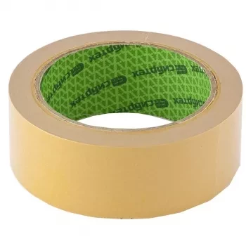 Лента клейкая двусторонняя 38 мм х 5 м на тканевой основе Сибртех 88710 купить в Губкинске