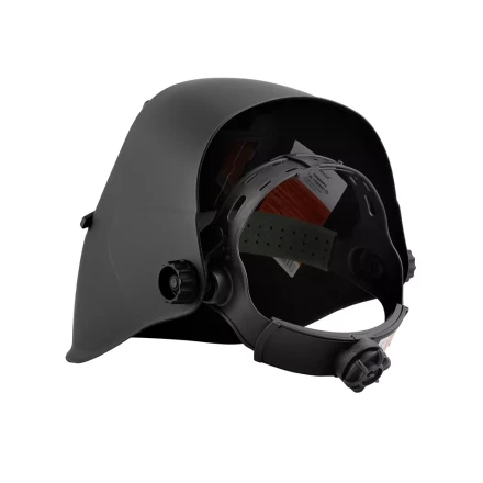 Маска сварщика ГЛАДИАТОР черная С5 FoxWeld с откидным стеклом купить в Губкинске
