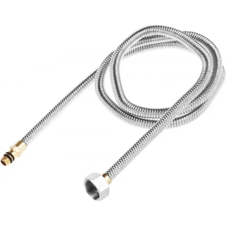 Подводка ЗУБР &quot;ЭКСПЕРТ&quot; сильфонная из нержавеющей стали, для смесителя, укороченная, г/ш (гайка-штуцер), 1/2&quot;, 1,2м 51012-120 купить в Губкинске