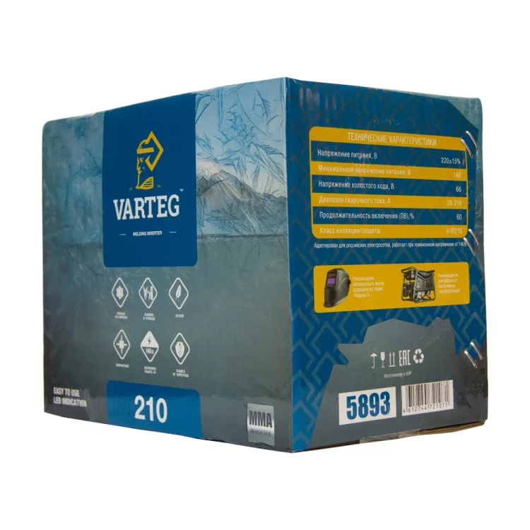 Сварочный аппарат VARTEG 210 купить в Губкинске