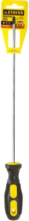 Отвертка STAYER &quot;MASTER&quot;, двухкомпонентная рукоятка, магнитный наконечник, PH1x250мм 2510-1-25_z01 купить в Губкинске