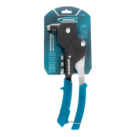 Заклепочник ручной Gross 40418, 290 мм, поворотный, 0-360, заклепки 2,4-3,2-4,0-4,8 мм купить в Губкинске