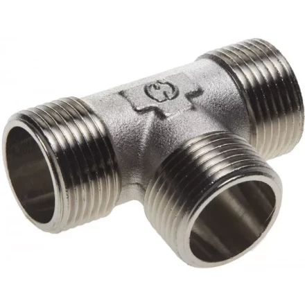 Тройник GENERAL FITTINGS никелированная латунь, ш/ш/ш, 1&quot; 51051-1 купить в Губкинске