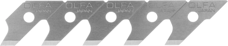 Лезвие OLFA перовое для CMP-1, 5х24,5х0,5мм, 15шт OL-COB-1 купить в Губкинске