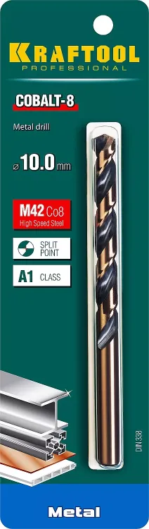Сверло по металлу HSS-Co 29656-10 купить в Губкинске